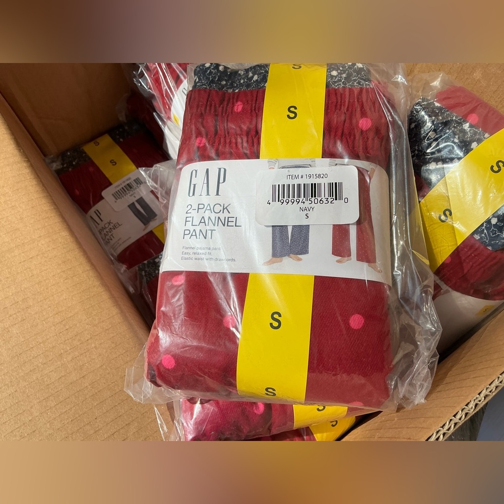 3 for $24 GAP 2-Pack Pajama Pants – Small – Red Polka Dot & Blue Floral – NWT - Picture 8 of 12